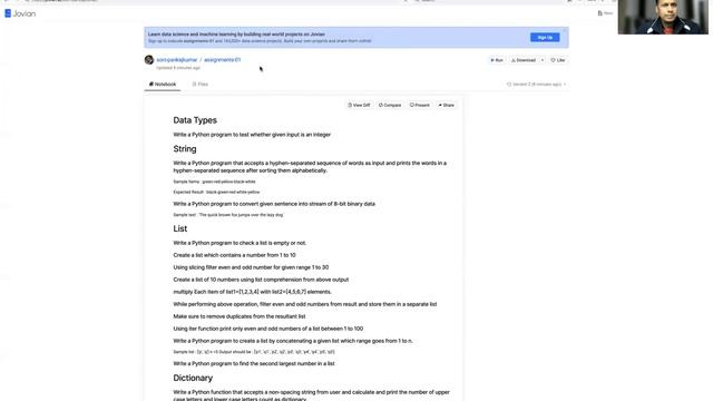 Python Assignment for Hands on Part-1 | PyCSR | Learn Python Online with Pankaj Soni смотреть онлайн