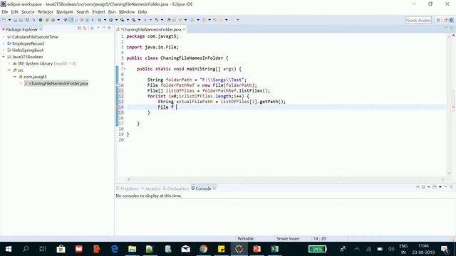 Java Tutorial | using java program to rename the files From a folder | TalentTransformationTutorial смотреть онлайн