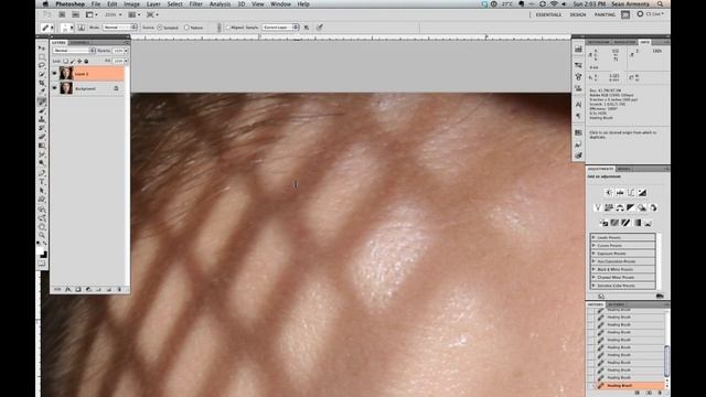How to Use the Healing Brush and Patch Tool by Sean Armenta смотреть онлайн
