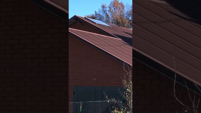 Отзыв на воздушный солнечный коллектор Solar Fox SF4-VC, установленный на крыше дома