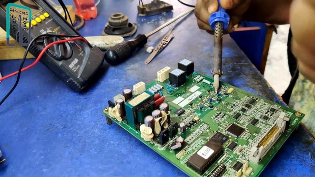 JUKI-1900 ERROR-7 (SERVO PCB BOARD PROBLEM) смотреть онлайн