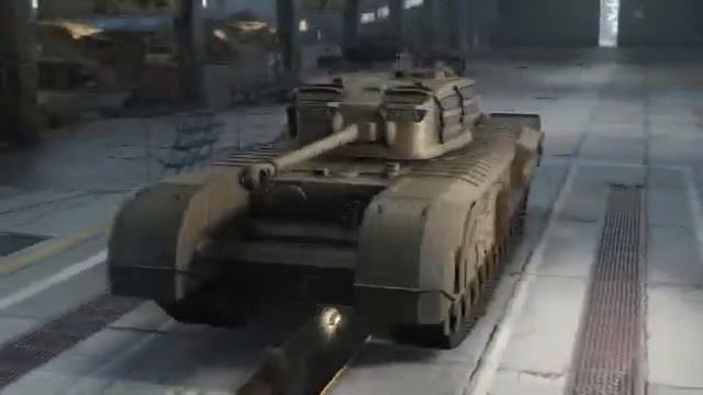 Churchill VII, Британский тяжелый танк, игра World of Tanks смотреть онлайн