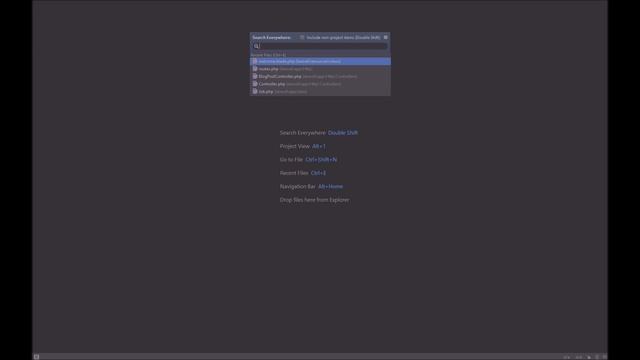 How to code faster with PhpStorm - Navigating Your Project Without A Mouse - Tutorial - Part 3 смотреть онлайн