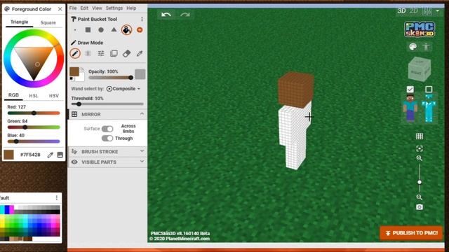How to make a Minecraft skin 1.16.3 (Create Your Own Skin in Minecraft!) смотреть онлайн
