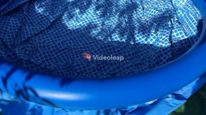 Как установить и наполнить надувной бассейн Intex 244х76 см