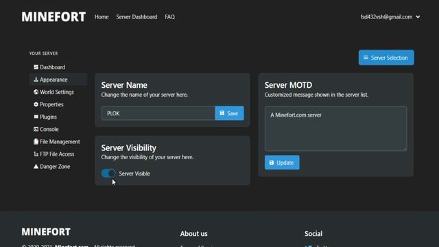 БЕСПЛАТНЫЙ ХОСТИНГ ДЛЯ МАЙНКРАФТ - MINEFORT смотреть онлайн