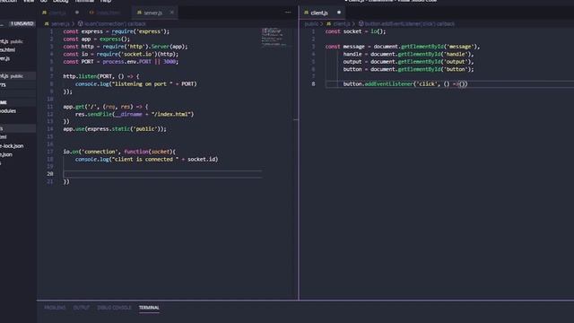 Build AWESOME Text & Video Chat w/ NODE + EXPRESS + SOCKETIO PART I - Beginner Friendly смотреть онлайн