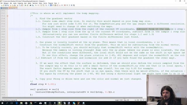 7.2. Bump Mapping - JS смотреть онлайн