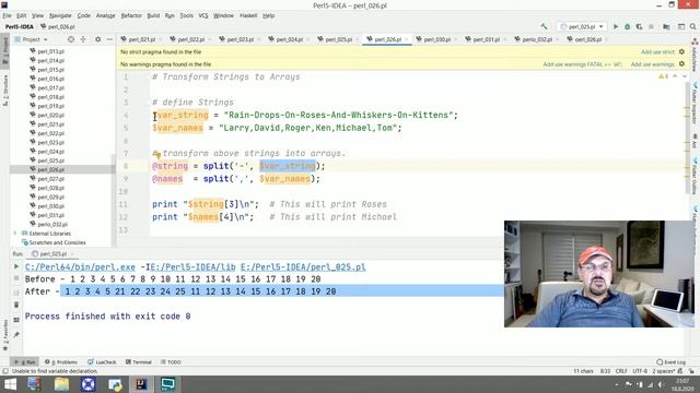 Perl Programlama Dili -Array Methods Push/Pop/Unshift/Shift/Sort/Merge Ders 3 @IntelliJ IDEA -021/3 смотреть онлайн