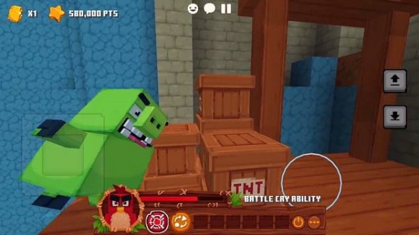 Minecraft: PE - Gameplay Walkthrough Part 316 - Angry Birds: Mission 1 (iOS, Android)