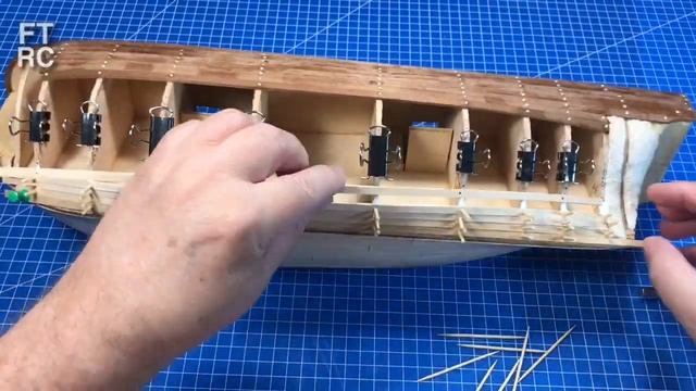 Bounty by Constructo Part 5 Planking lower hull смотреть онлайн