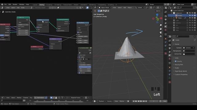[Tut] Proximity Falloff - Blender Geometry Nodes 3.1 Field; GN-presets смотреть онлайн