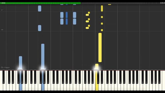 SOLITUDE Solo ft. Montreux Jazz Festival - Sofiane Pamart (Synthesia Tutorial | Piano sheet) смотреть онлайн
