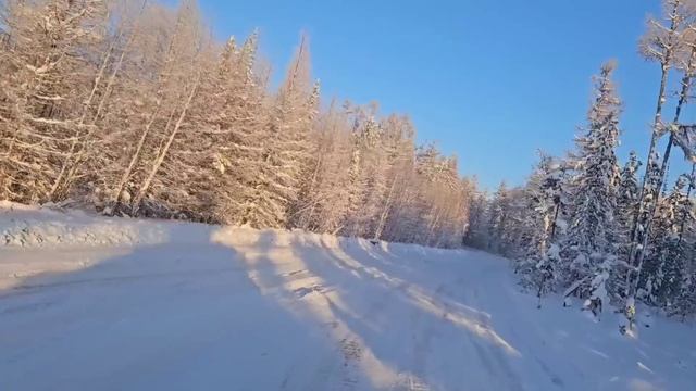 Первый рейс ! Зимник ! Усть-Кут Чаянда !!! смотреть онлайн