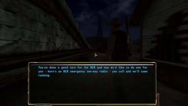NCR Ranger runs back to Camp McCarren. смотреть онлайн
