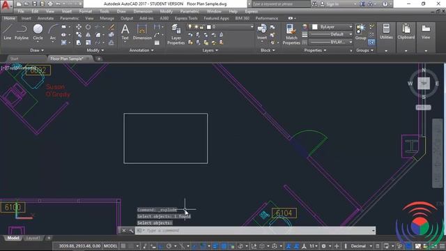 Autodesk AutoCAD: How to use Explode and Region Command in Autodesk AutoCAD смотреть онлайн