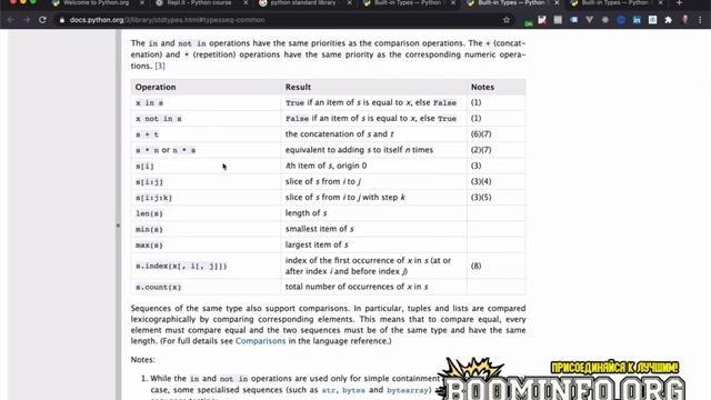 2. Списки (Lists) в Python. смотреть онлайн