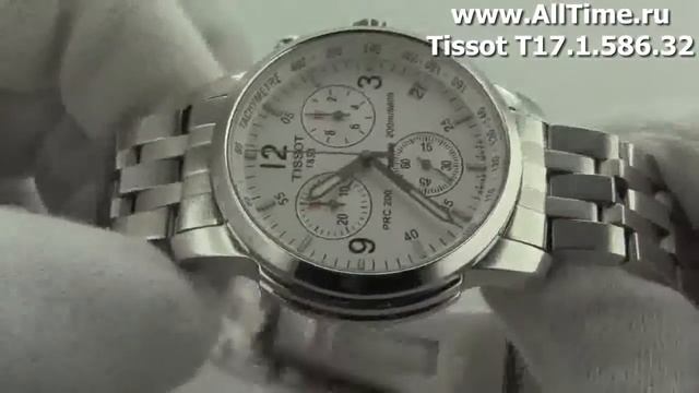 Мужские наручные швейцарские часы Tissot T17.1.586.32 смотреть онлайн