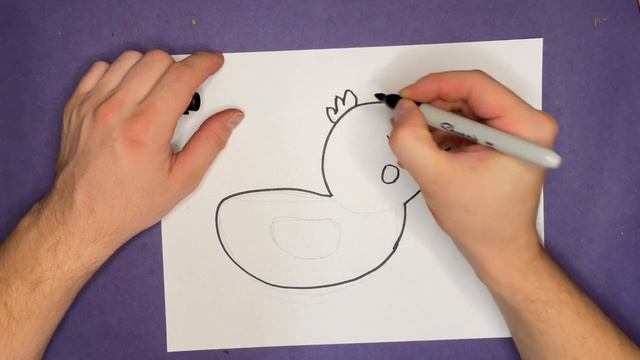 Как нарисовать Утку Легко / How to draw Duck easy смотреть онлайн