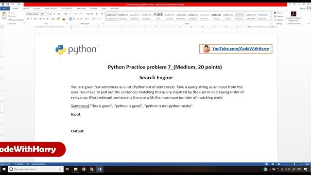 Python Problem 7: Creating A Search Engine | Python Tutorials For Absolute Beginners In Hindi #115 смотреть онлайн