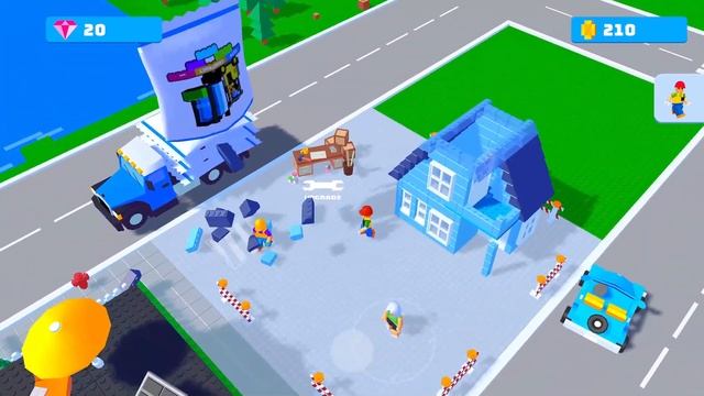 Toy Block 3D: City Build - Gameplay Walkthrough [Android, iOS Game] смотреть онлайн