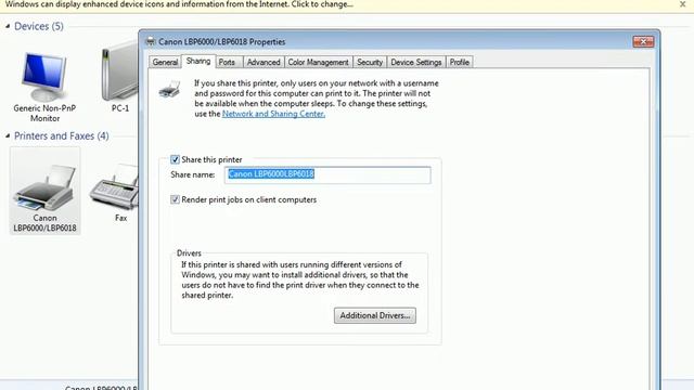 Install & Share Printer in Windows 7 смотреть онлайн