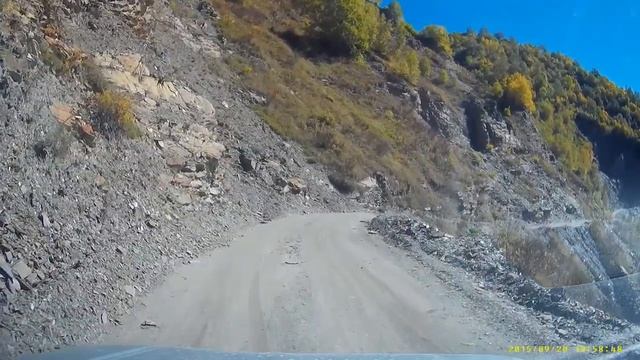 Грузия 2015. Дорога в Ушгули. смотреть онлайн