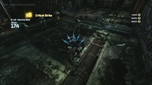Batman: Return To Arkham – Arkham City – Combat Challenge Maps (As Nightwing)