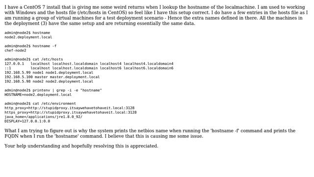 CentOS 7 hostname netbios/fqdn output (2 Solutions!!) смотреть онлайн