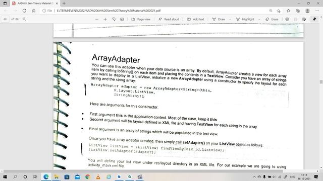 List | List Adapter | Types of Adapter | Array Adapter with example смотреть онлайн