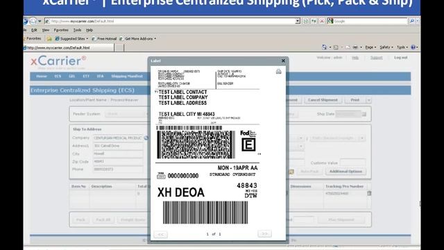 Multi Carrier Shipping Solution for Oracle смотреть онлайн