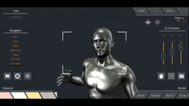 El Pose 3D. Easy Way To Change Material, Gender, Age and Armoury Menu inside El Pose 3D. смотреть онлайн