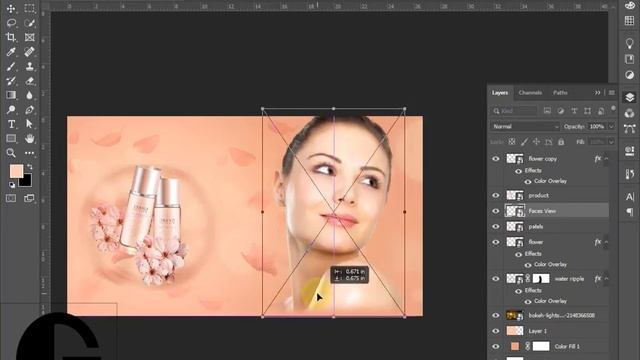 How To Design Skin Care Product Banner In Adobe Photoshop