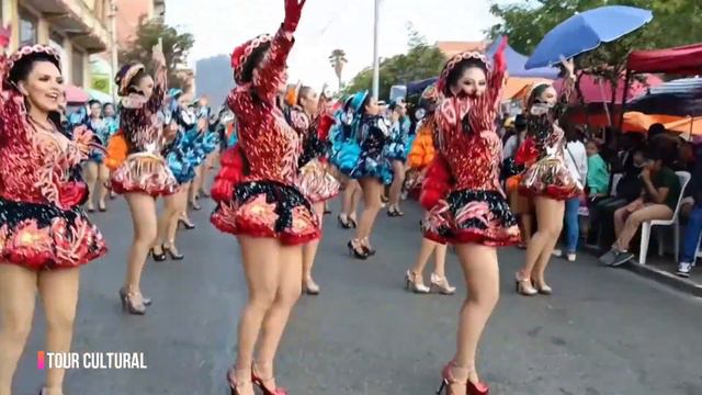 Chicas Baile Saya Caporales 2023 | Fraternidad San Simón Sucre 🇧🇴 смотреть онлайн