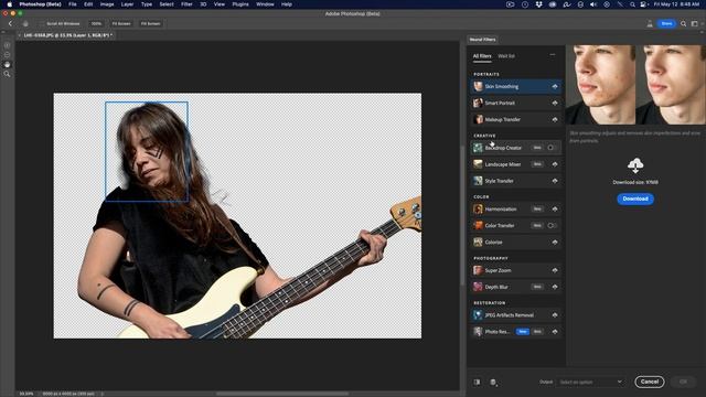 Photoshop's New BackDrop Creator - Neural Filter смотреть онлайн