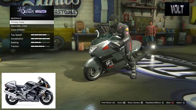 2008 Suzuki Hayabusa Build! (GTA Online Shitzu Hakuchou) смотреть онлайн
