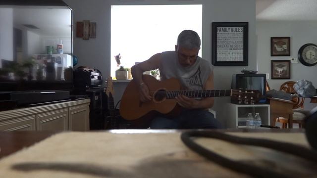Breezin cover nylon guitar improvisation. смотреть онлайн