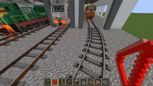 строю депо в minecraft Immersive Railroading