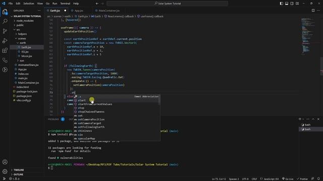 Camera Animation with Tween.js - Part 12 - React Three Fiber смотреть онлайн