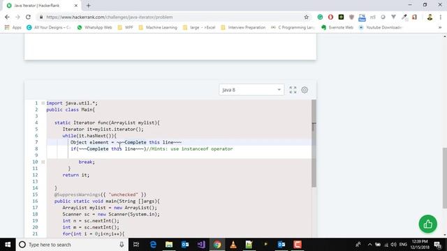35. java iterator - Java | OOPs | Hackerrank смотреть онлайн
