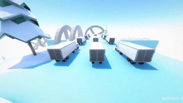 Cluster Truck Gameplay #1 (Free No Copyright Gameplay)