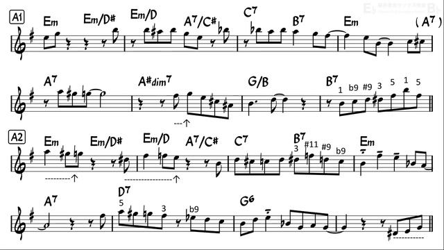 It don't mean a thing (If it ain't got that swing) - Easy Solo Example for Alto Sax - Em in Eb смотреть онлайн