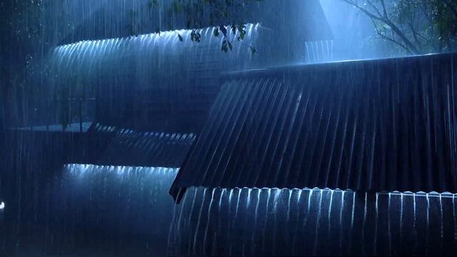 Barulho De Chuva Para Dormir ⛈️ Barulho De CHUVA FORTE Com TROVÕES Para Dormir E Relaxar ?