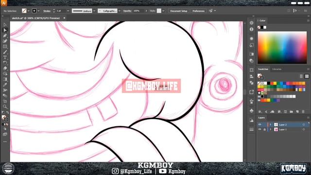 Sketch Practice#1 (Adobe illustrator) Character 2022 смотреть онлайн