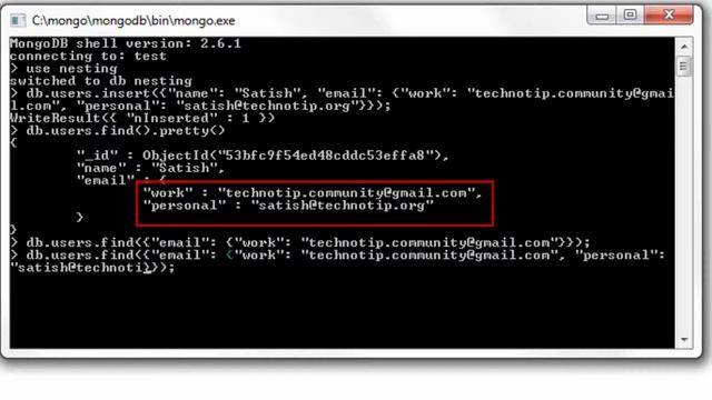 Dot Notation To Access Sub Object: MongoDB смотреть онлайн