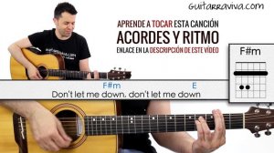 Don´t Let Me Down Acordes guitarra THE BEATLES tutorial