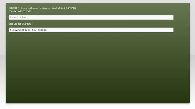 Can't install time module смотреть онлайн