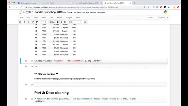 Intro to healthcare data analysis with Pandas смотреть онлайн