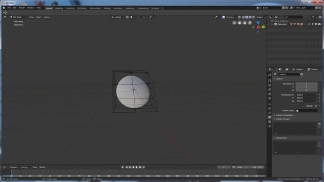 Blender 2.8 Lattice Modifier - Same Tool, Different Version, Learn It Now and Use it Forever. смотреть онлайн