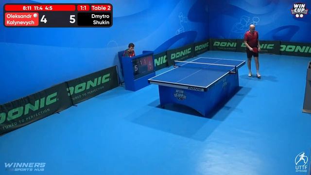 01:15 Oleksandr Kalynevych - Dmytro Shukin West 6 WIN CUP 29.02.2024 | TABLE TENNIS WINCUP